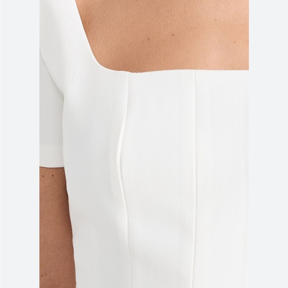 Final Offer! NWT STAUD Anya Top, Ivory, size XS - Picture 4 of 5